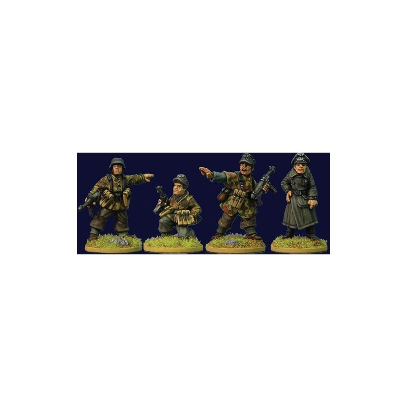 German Late War Infantry Command 28mm WWII ARTIZAN DESIGN