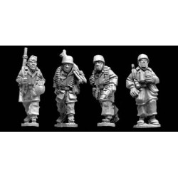 German Fallschirmjager MG42 Team on the move 28mm WWII ARTIZAN DESIGN