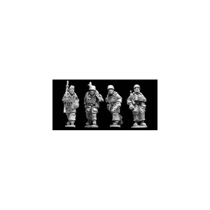 German Fallschirmjager MG42 Team on the move 28mm WWII ARTIZAN DESIGN