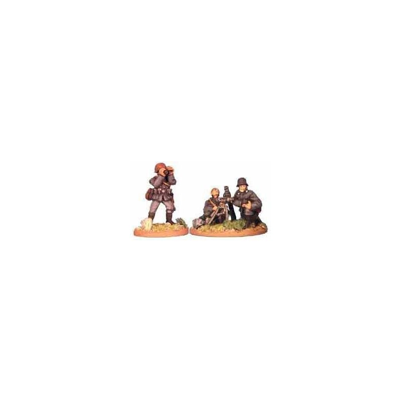 German Wehrmacht Mortar Team I 28mm WWII BLACK TREE DESIGN