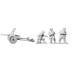 German Fallschirmjager PaK 36 37mm Anti-tank gun w/crew 28mm WWII BLACK TREE DESIGN