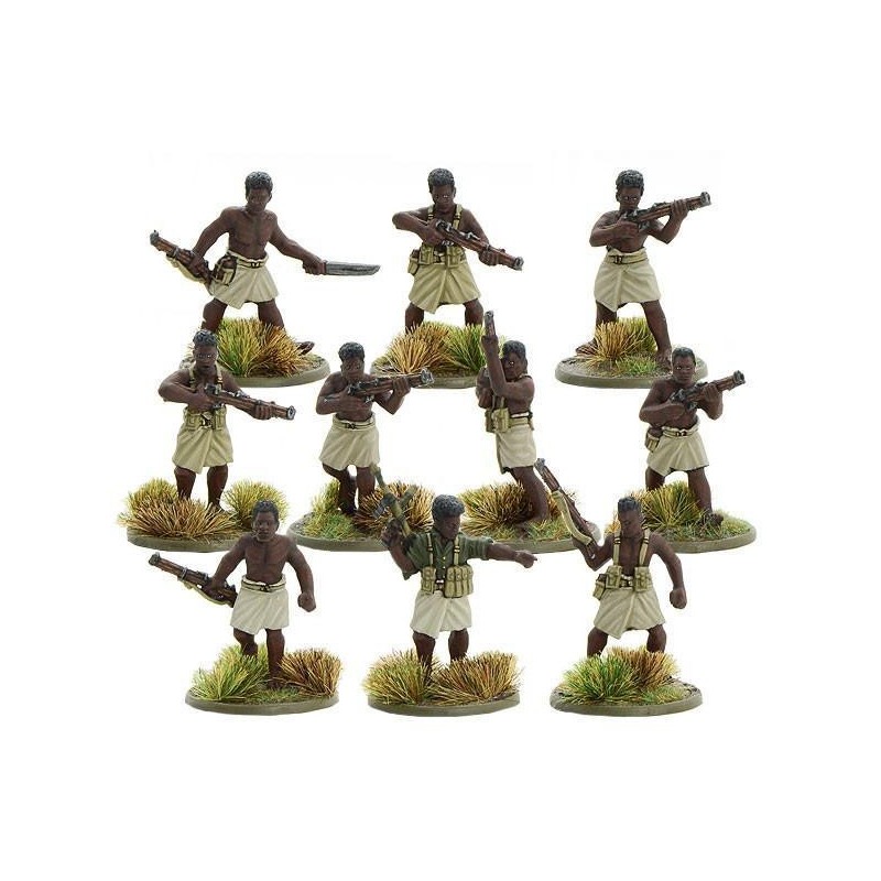 Australian Papuan Infantry Battalion section (Pacific) WWII WARLORD GAMES