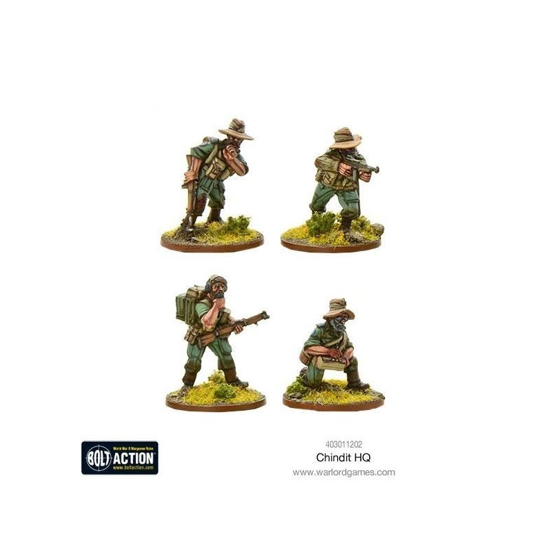 British Chindit HQ 28mm WWII WARLORD GAMES