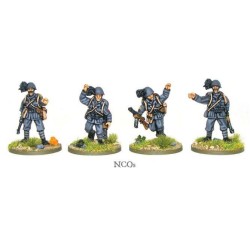 Italian Bersaglieri Officers/NCOs (Sun hats or Helmets) 28mm WWII WARLORD GAMES