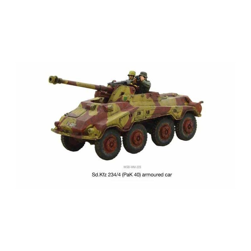 German Sd.Kfz 234/4 (PaK 40) armoured car 28mm WWII WARLORD GAMES