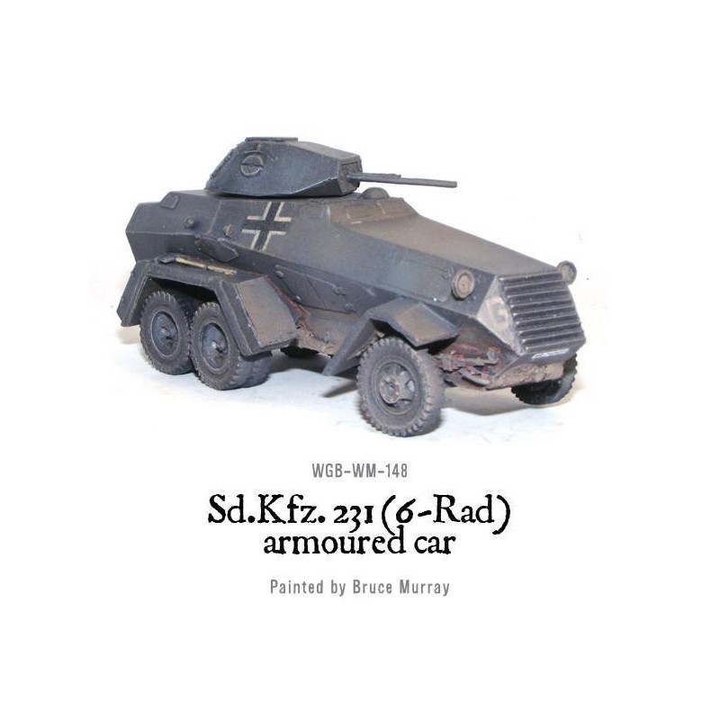 German Sd.Kfz 231 6-rad armoured car 28mm WWII WARLORD GAMES