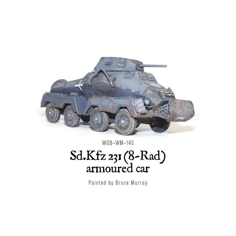 German Sd.Kfz 231 (8-Rad) Armoured Car 28mm WWII WARLORD GAMES