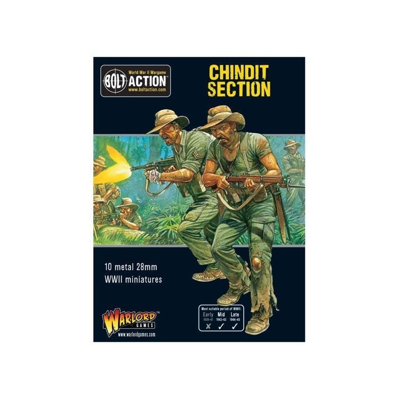 British Chindit Section 28mm WWII WARLORD GAMES