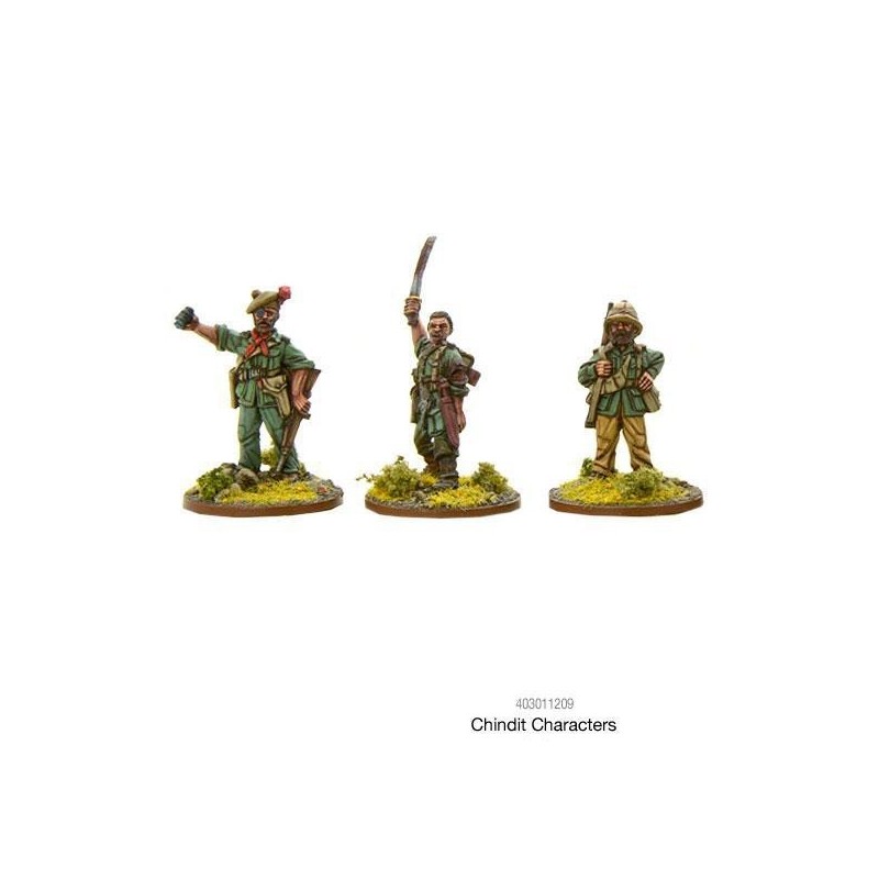 British Chindit characters 28mm WWII WARLORD GAMES