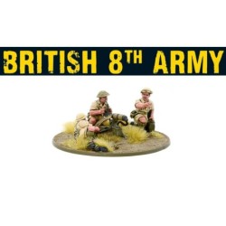 British 8th Army MMG Team...