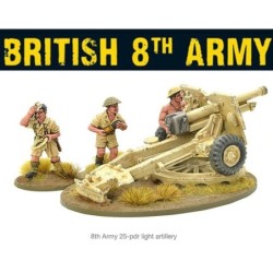 British 8th Army 25 Pounder...