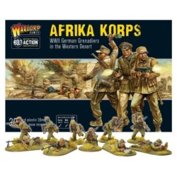 German Afrika Korps Infantry Box set 28mm WWII WARLORD GAMES