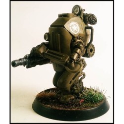 STEEL GUARD ARMORED SUIT W/ Slug-Gun