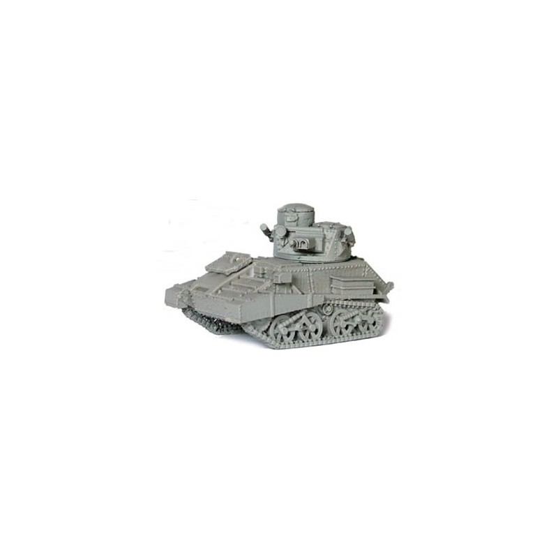 British Vickers VI-B Light Tank w/Skirts 28mm WWII BLITZKRIEG MINIATURES