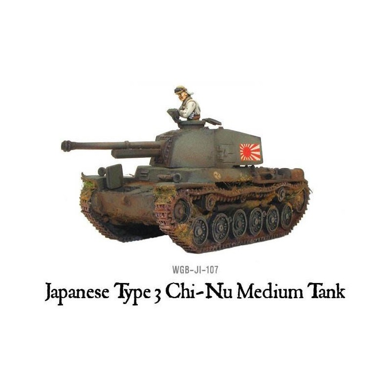 Imperial Japanese Type 3 Chi-Nu medium tank 28mm WWII WARLORD GAMES