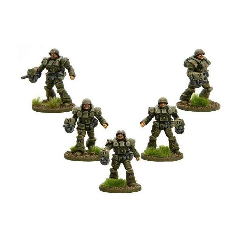 UBER SOLDAT - 1 x U.S. Heavy Armor WARLORD GAMES KONFLIKT47