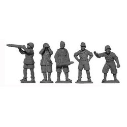 Italian Self propelled gun crew (5) for Semovente 90/53 28mm WWII PERRY MINIATURES