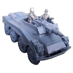 German Sd.Kfz 234/3 (7.5mm) Armored Car 28mm/1:56th WWII BLITZKRIEG MINIATURES