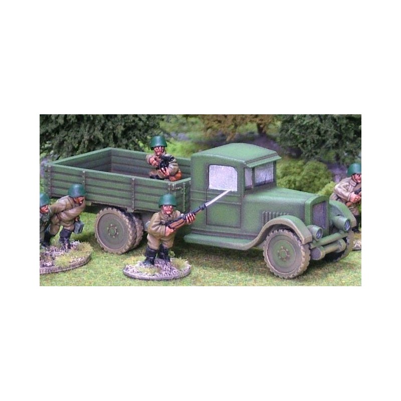 Russian Soviet ZIS-5 Truck (Single-axle Flatbed) 28mm/1:50th WWII 1st CORP