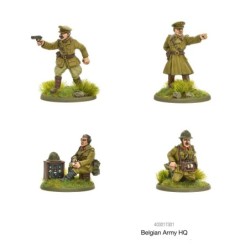 Belgian Army HQ 28mm WWII...