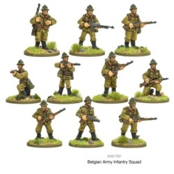 Belgian Infantry Squad 28mm...