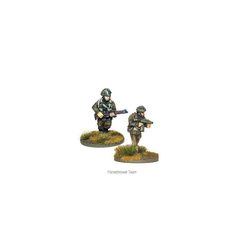 British Airborne Flamethrower team 28mm WWII WARLORD GAMES