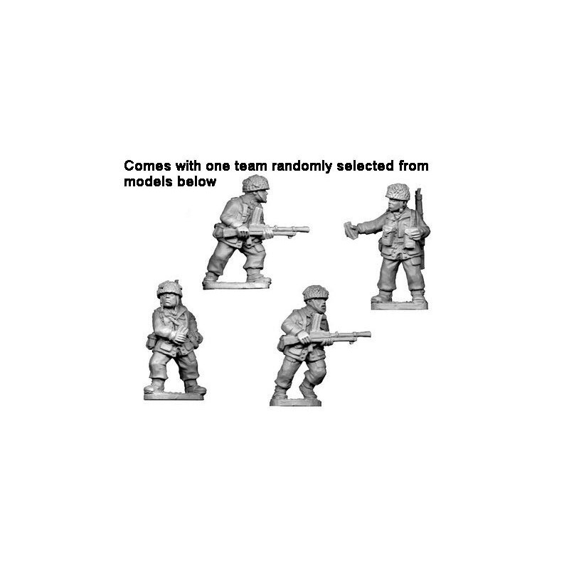 British Airborne Paratrooper Bren Team 28mm WWII CRUSADER MINIATURES