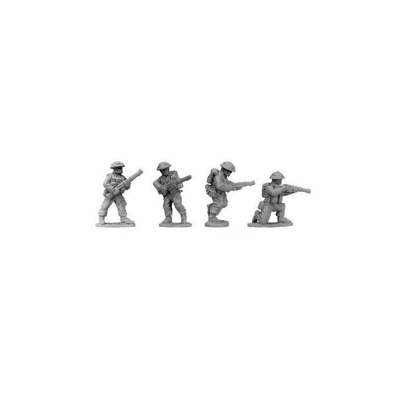 British Infantry w/Rifles II 28mm WWII BLACK TREE DESIGN