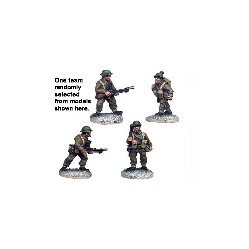 British Infantry Bren Gun Team 28mm WWII CRUSADER MINIATURES