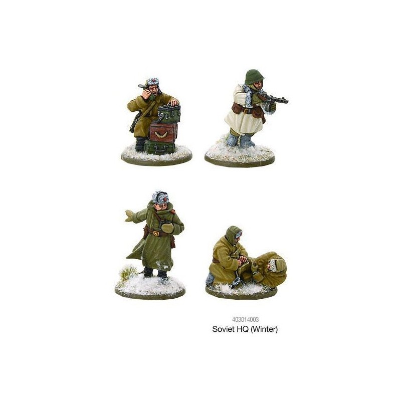 Russian Soviet HQ (Winter) 28mm WWII WARLORD