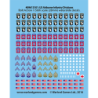 American U.S. Airborne Decals Sheet 28mm WWII WARLORD GAMES