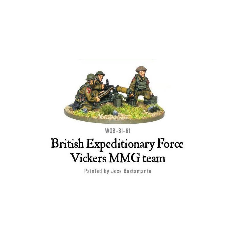 British Expeditionary Force (BEF) Vickers MMG Team 28mm WWII WARLORD GAMES