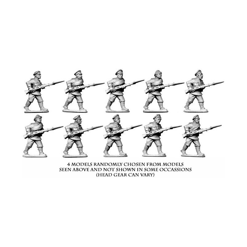 Soviet White Russian Infantry (WINTER-WAR) 28mm COPPLESTONE CASTINGS