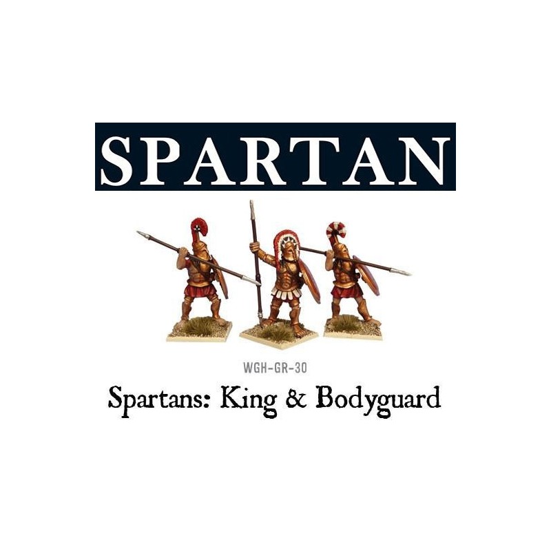 Spartans King & Bodyguard WARLORD GAMES