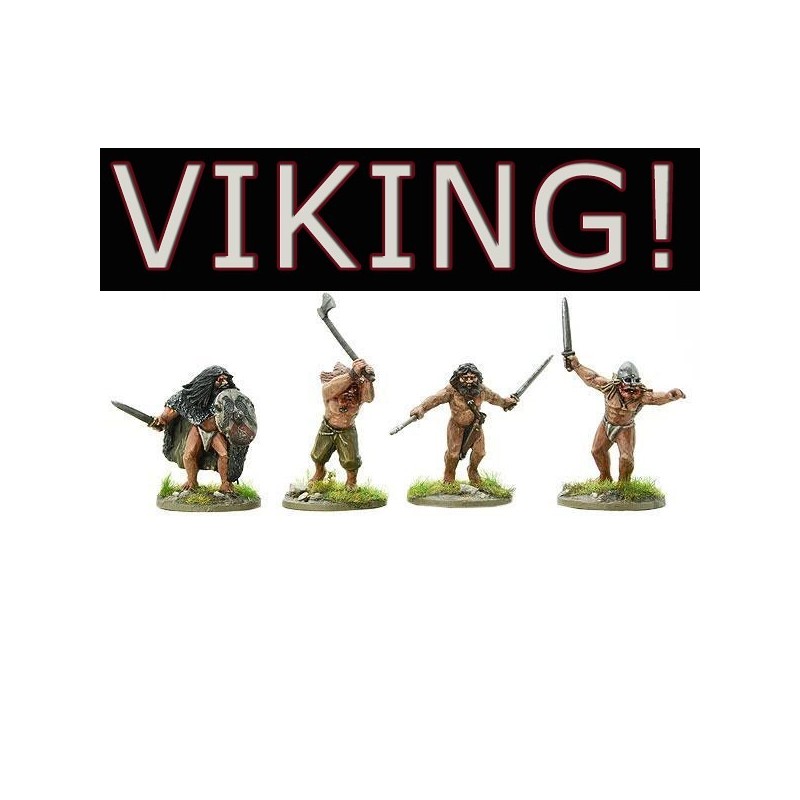 Viking Berserkers (4) WARLORD GAMES