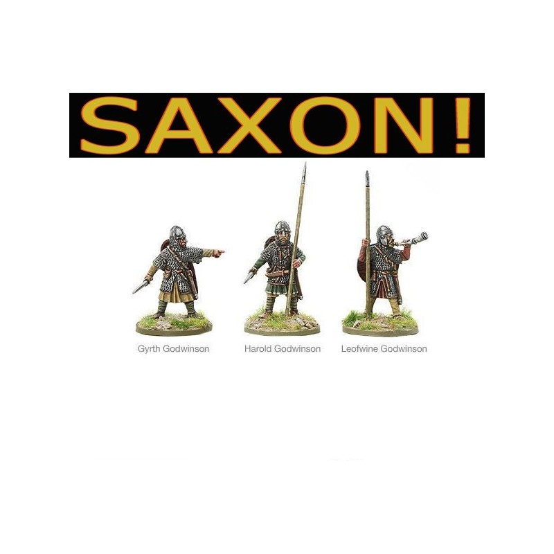 Saxon Leaders - Battle Of Hastings WARLORD GAMES