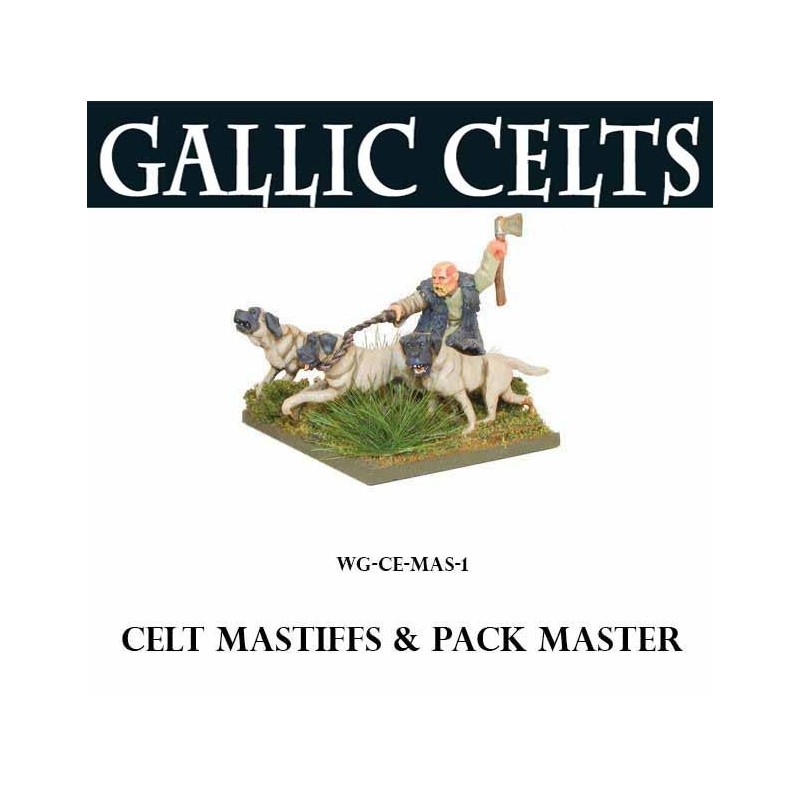 Celtic Mastiffs & Packmaster 28mm Ancients WARLORD GAMES