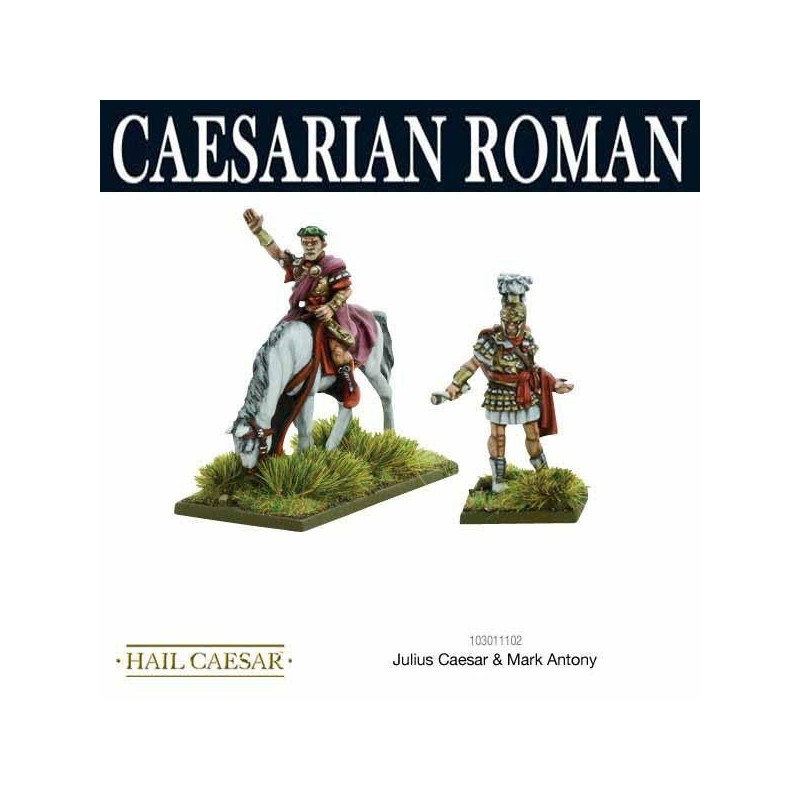 Julius Caesar & Mark Antony 28mm Ancients WARLORD GAMES