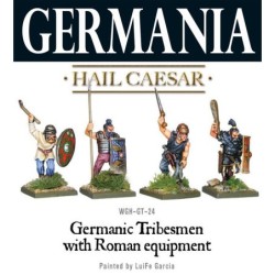 Germanic tribesmen with...