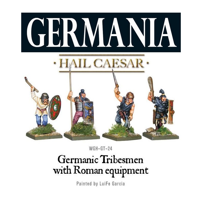 Germanic tribesmen with Roman equipment 28mm Ancients Germania WARLORD GAMES