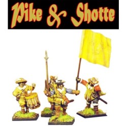 Pike & Shotte Swedish Command 7 (3) 28mm  WARLORD GAMES