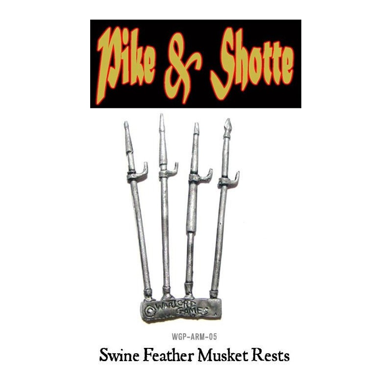 Swine Feather Musket Rests (16) Pike & Shotte WARLORD GAMES