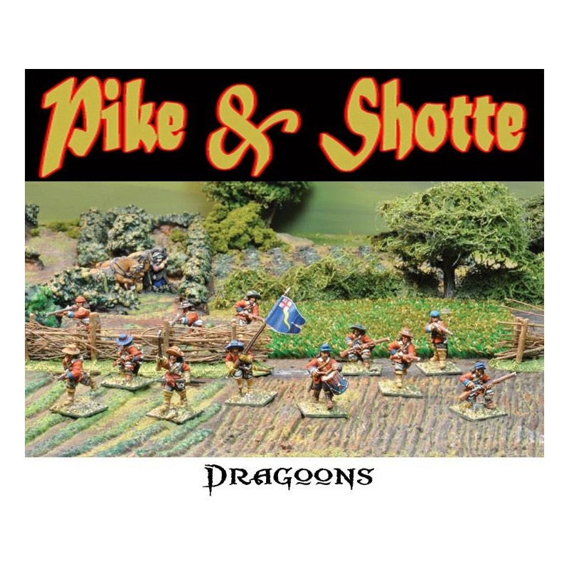 DISMOUNTED DRAGOONS! (12) Pike & Shotte WARLORD GAMES