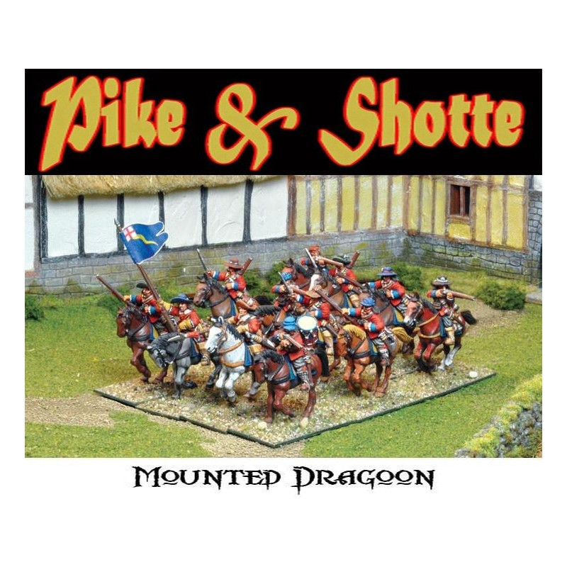 MOUNTED DRAGOONS! (12) Pike & Shotte WARLORD GAMES