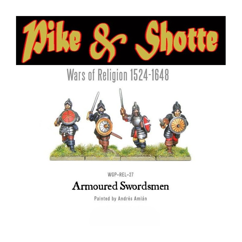 Armoured Swordsmen 28mm Pike & Shotte ECW Wars of Religions WARLORD GAMES