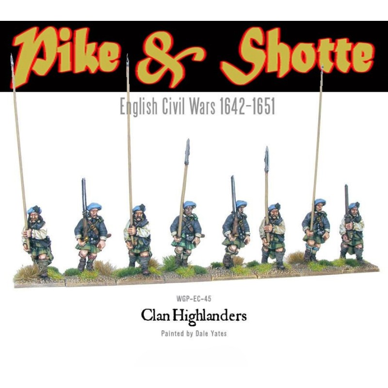 Regular Highlanders 28mm Pike & Shotte ECW Thirty Years War WARLORD GAMES