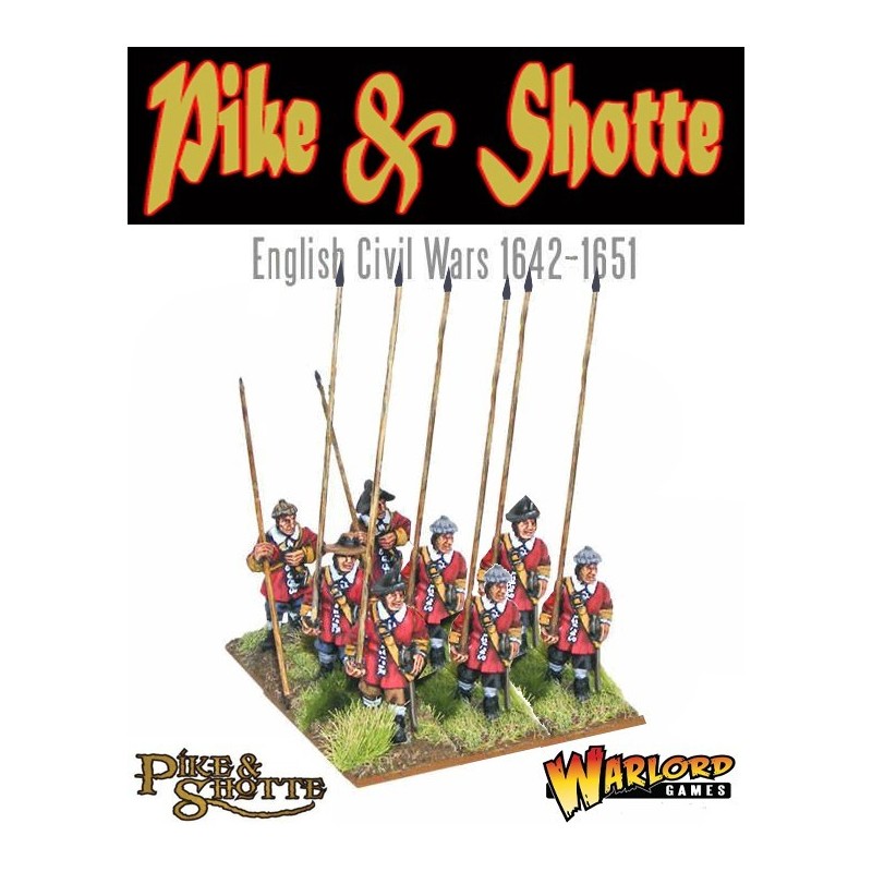 ECW New Model Army Pikemen 28mm Pike & Shotte WARLORD GAMES