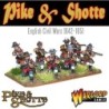 ECW Musketeers Firing line 28mm Pike & Shotte WARLORD GAMES