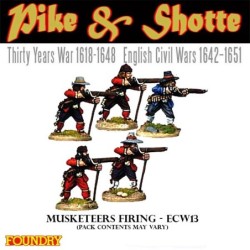 Musketeers Firing 28mm ECW...