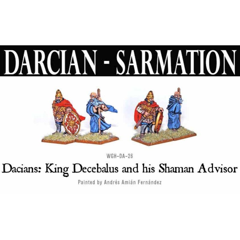 Dacian King Decebalus & Shaman Advisor 28mm Ancients WARLORD GAMES